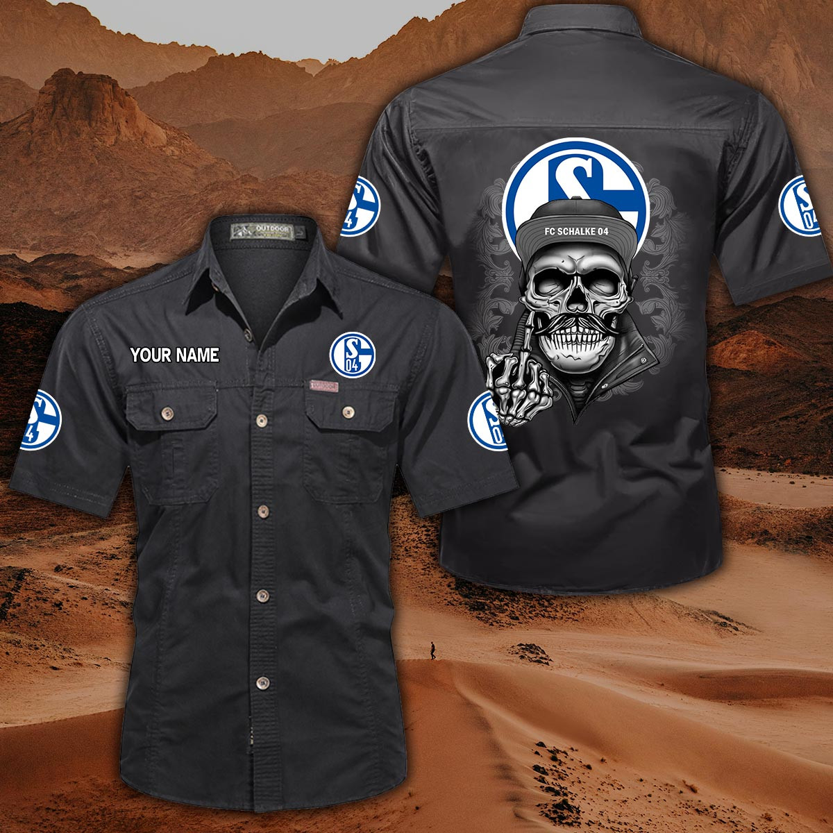 Schalke 04 Pocket Short Sleeve Shirt PT69579