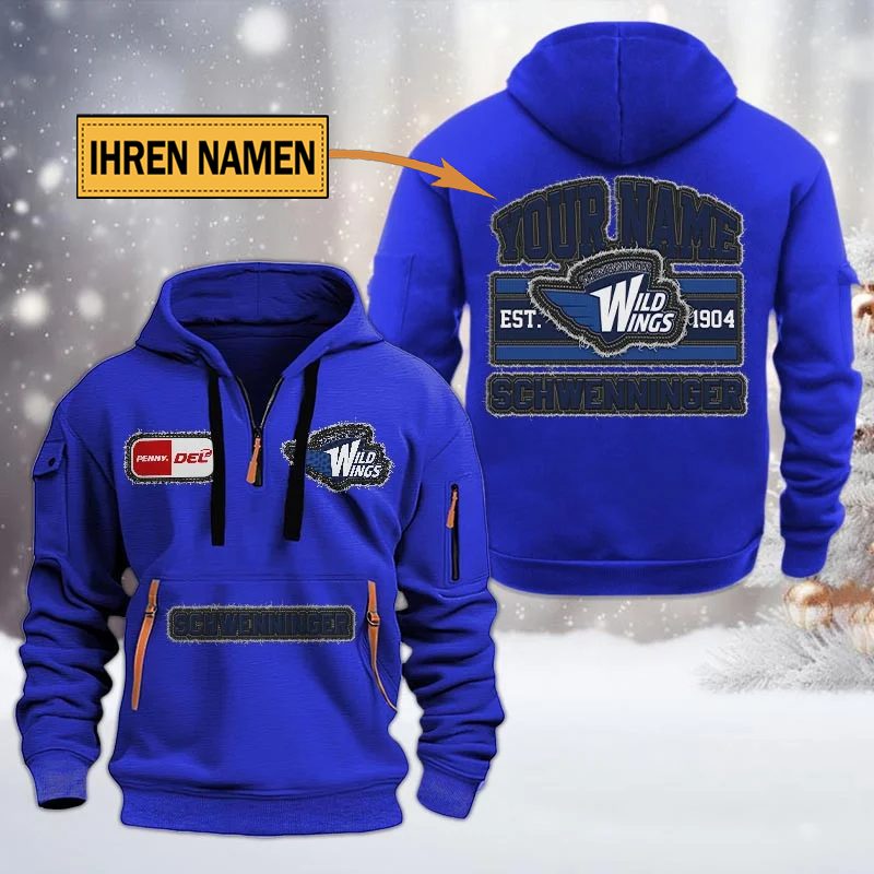 Schwenninger Wild Wings Quarter Zip Hoodie PT70854