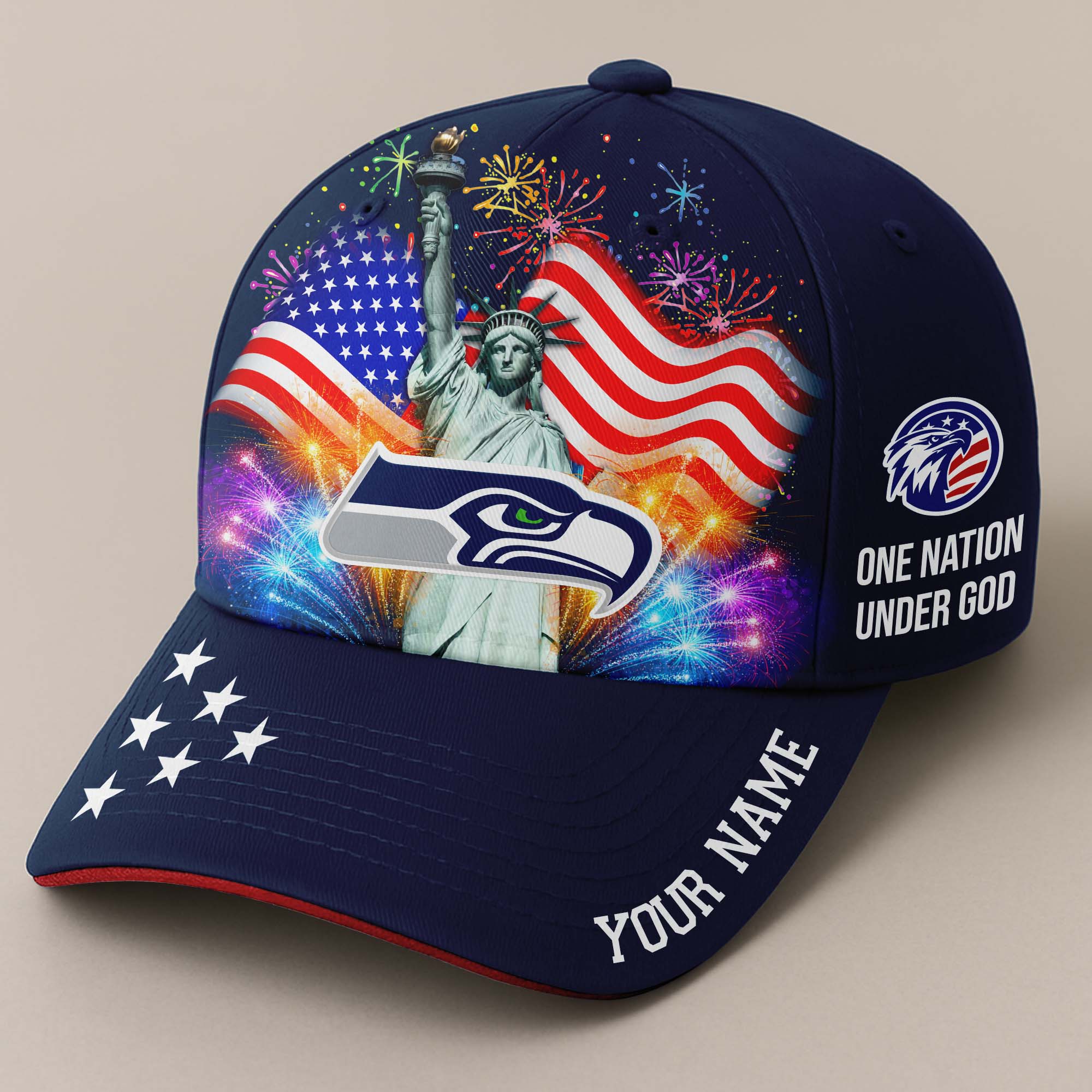 Seattle Seahawks Independence Day Cap PT68530