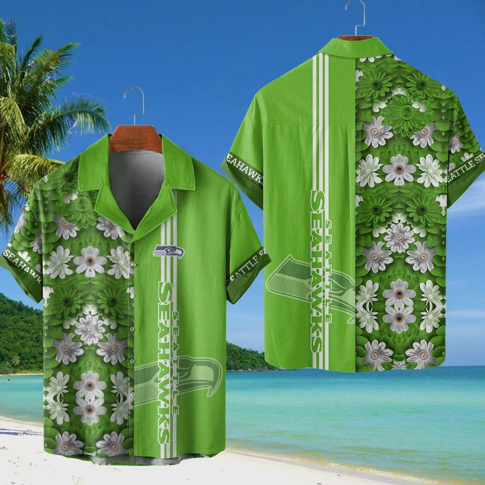 Seattle Seahawks NFL Flower Hawaiian Shirt PT68478