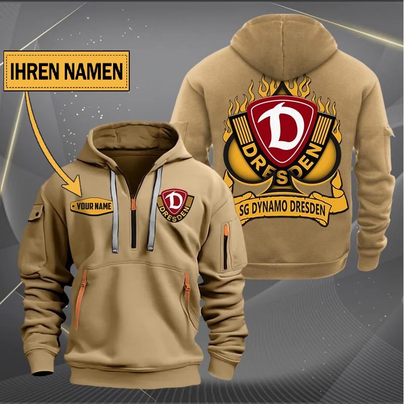 Sg Dynamo Dresden Quarter Zip Hoodie PT70857