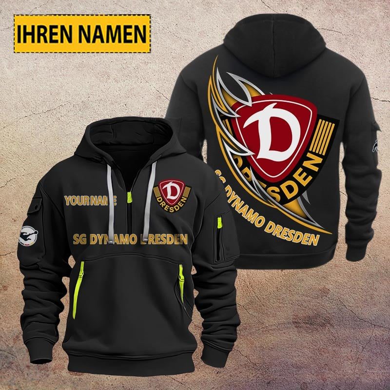 Sg Dynamo Dresden Quarter Zip Hoodie PT70858