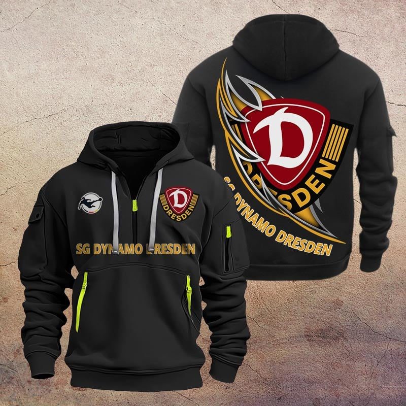 Sg Dynamo Dresden Quarter Zip Hoodie PT70859
