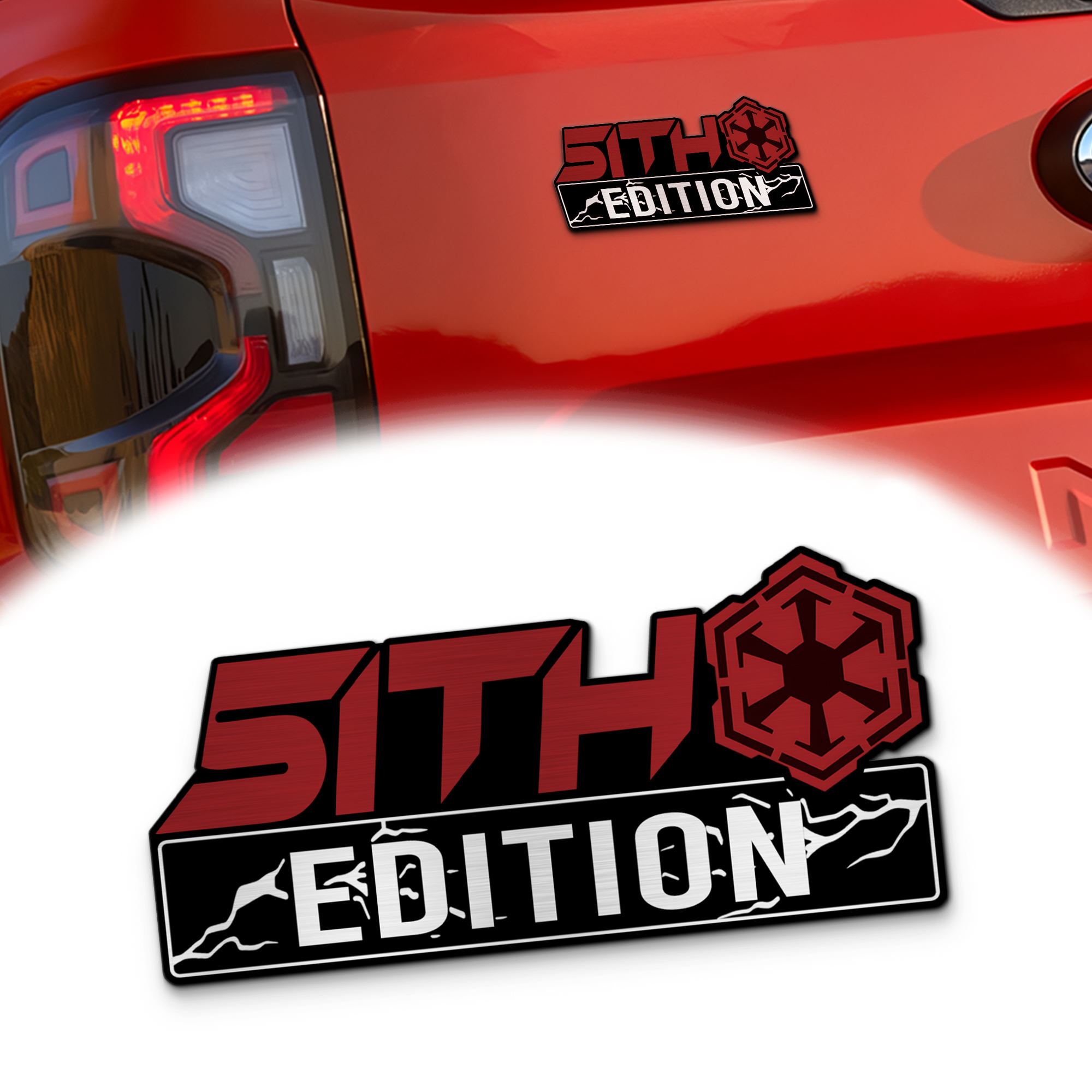 Sith Edition Edition Acrylic Car Emblem MS10208