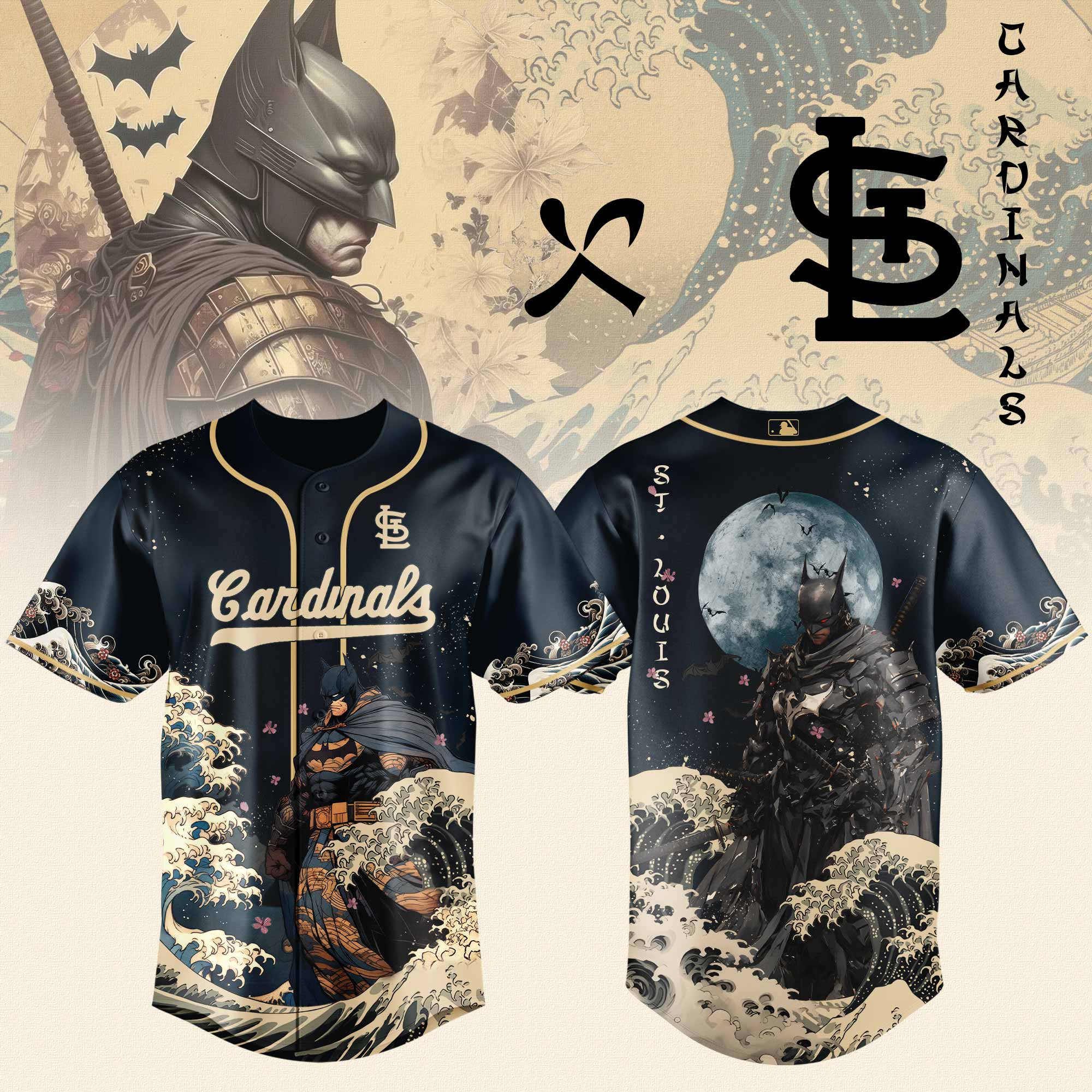 St.Louis Cardinals x Batman Night Limited Edition Jersey 2025 PT71804