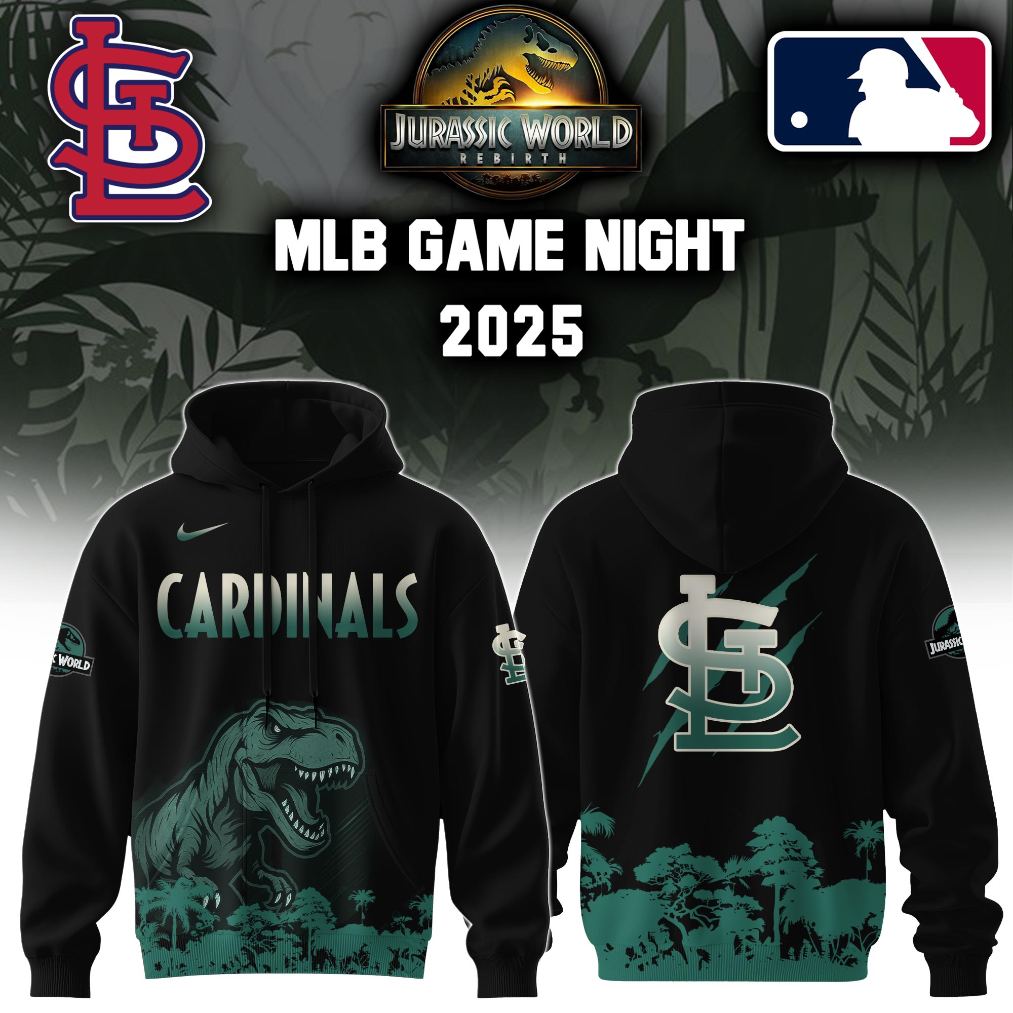 Stlouis Cardinals X Jurassic World Hooide Colab 2025 Editons Limited PT70230