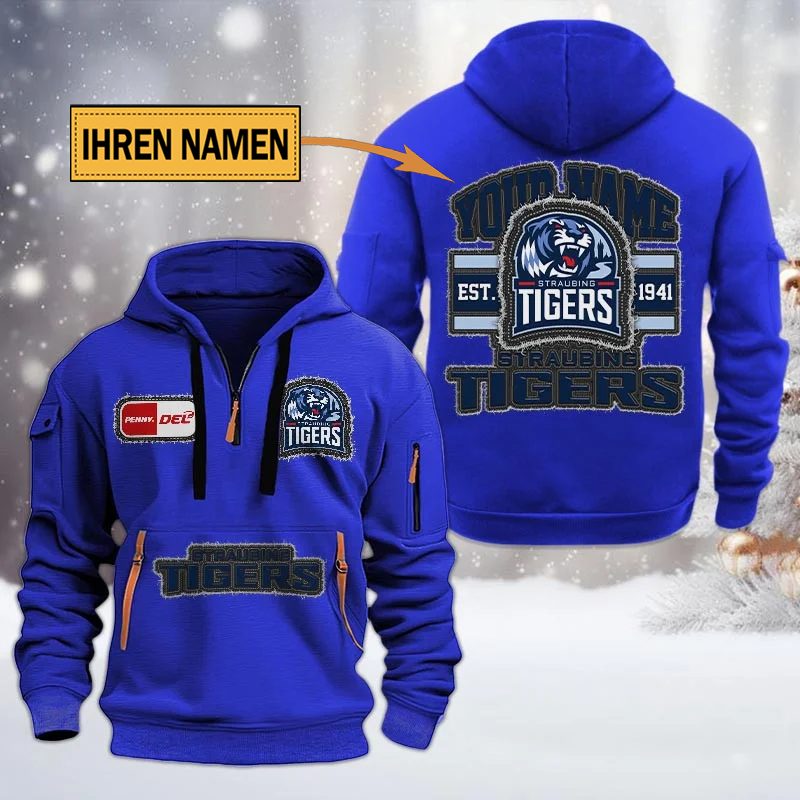Straubing Tigers Quarter Zip Hoodie PT70870
