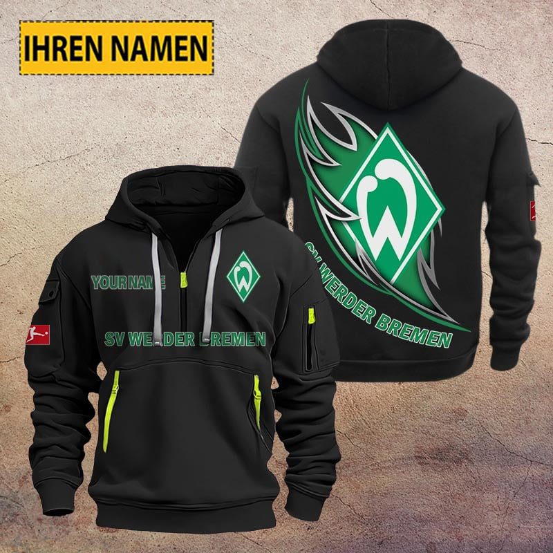 Sv Werder Bremen Quarter Zip Hoodie PT70883