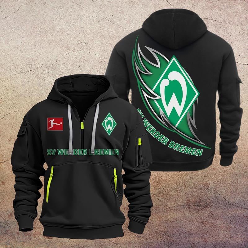 Sv Werder Bremen Quarter Zip Hoodie PT70884