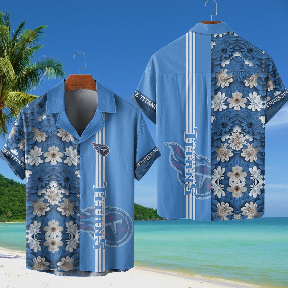 Tennessee Titans NFL Flower Hawaiian Shirt PT68487