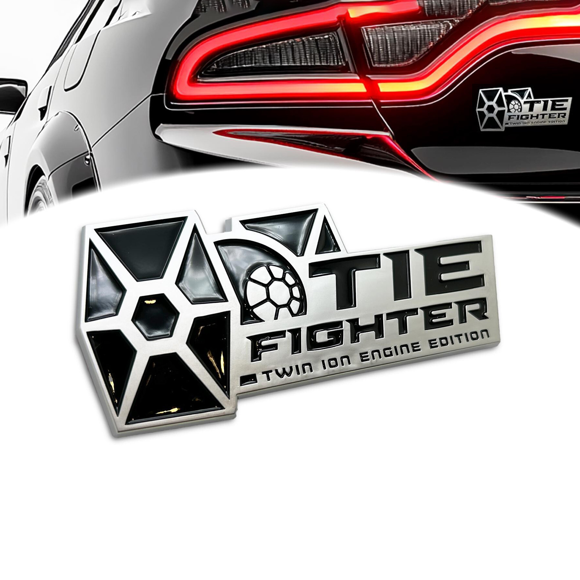 Tie Fighter Twin Ion Engine Edition Car Emblem MS10230