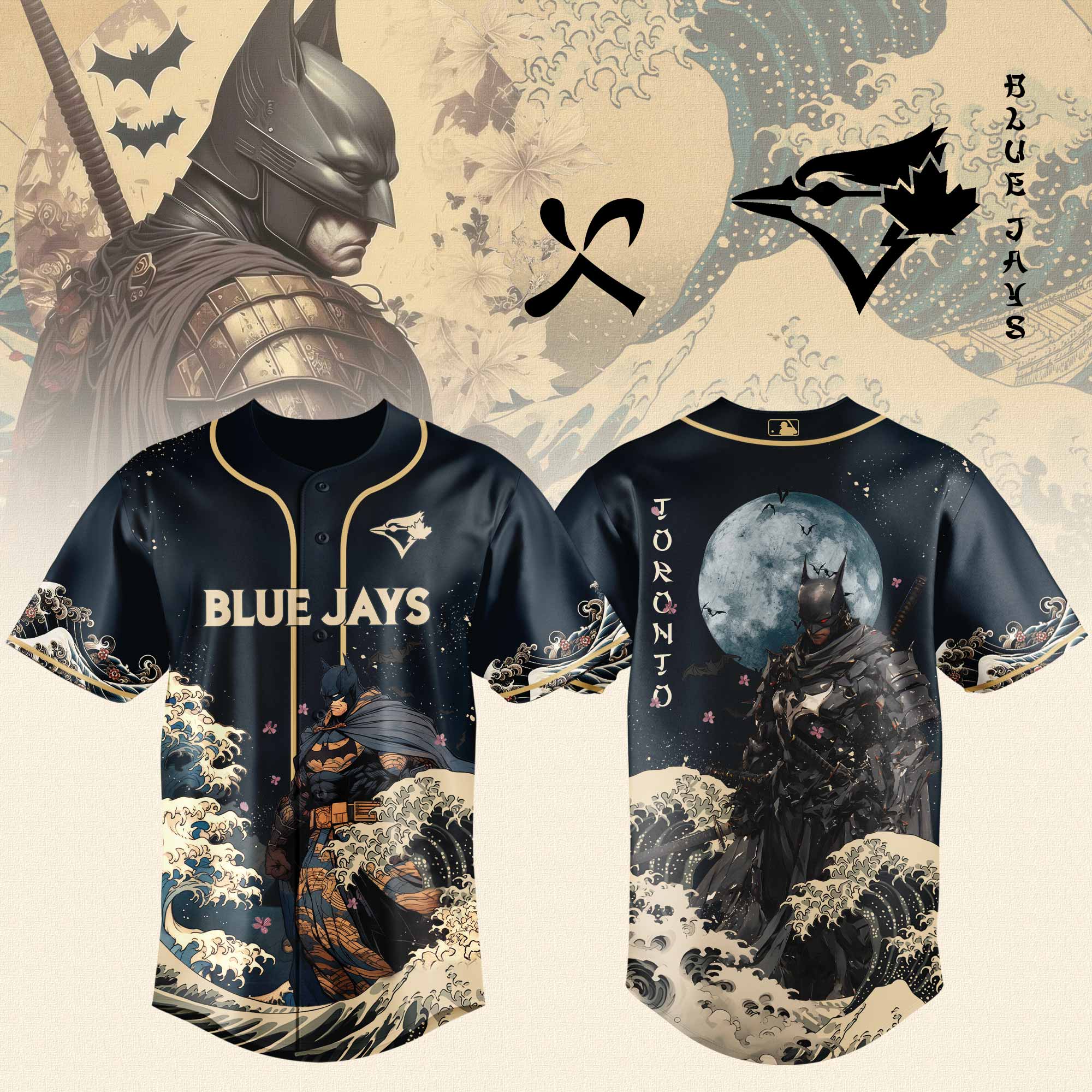 Toronto Blue Jays x Batman Night Limited Edition Jersey 2025 PT71775