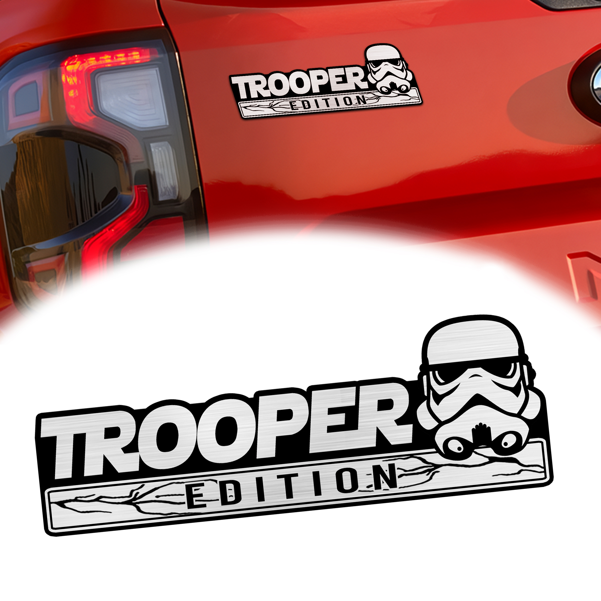 Trooper Laser Engraved Car Emblem MS10216