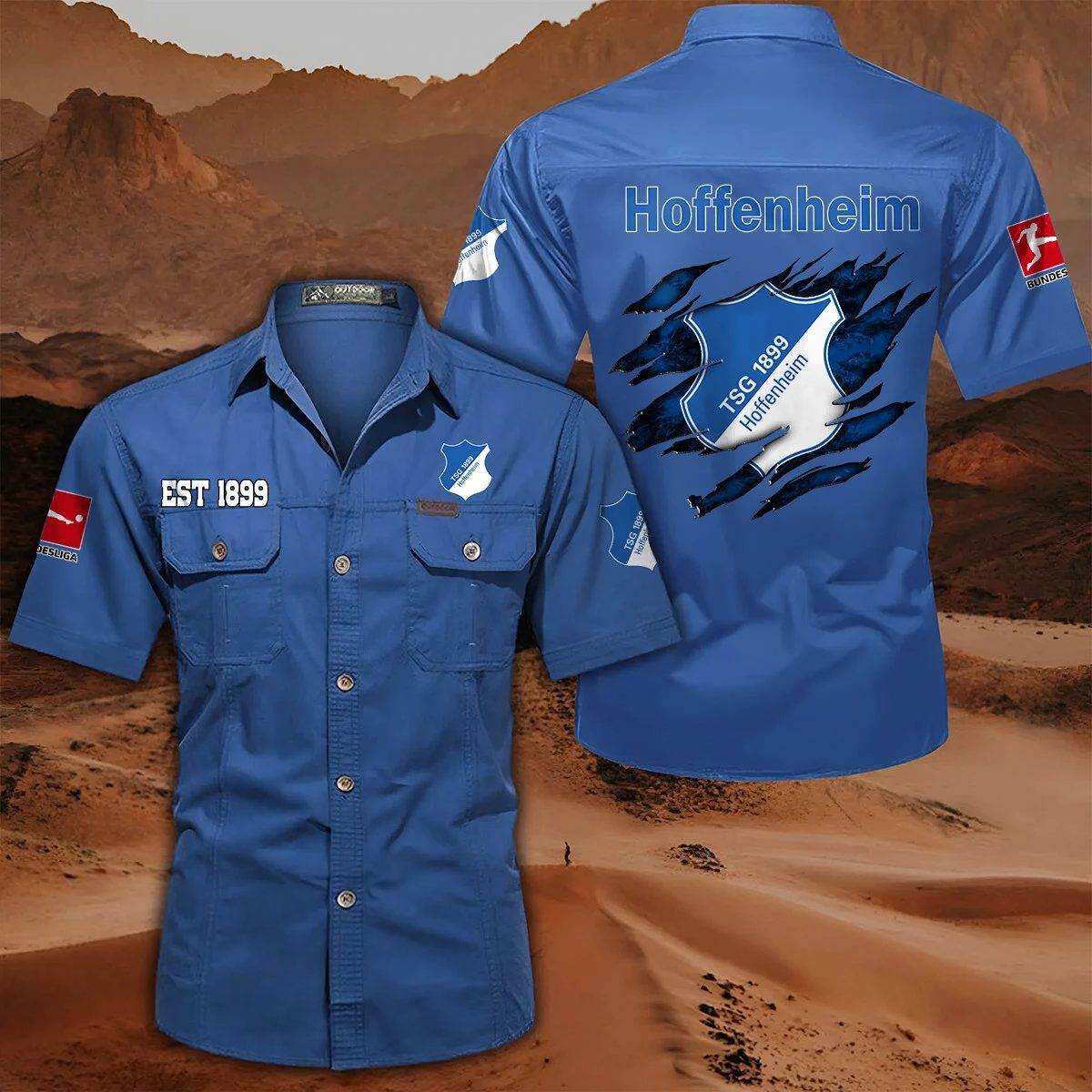 Tsg 1899 Hoffenheim Pocket Short Sleeve Shirt PT71422
