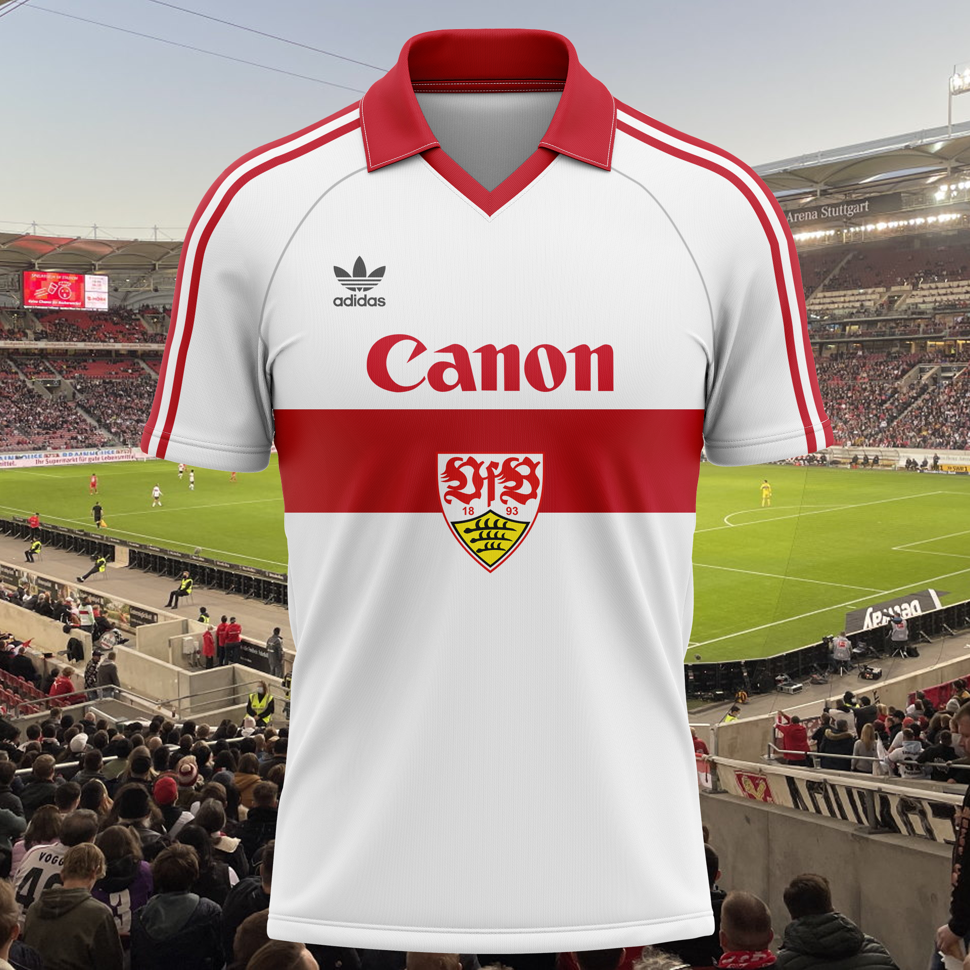VfB Stuttgart 1981-82 Home Kit Retro Shirt PT68549