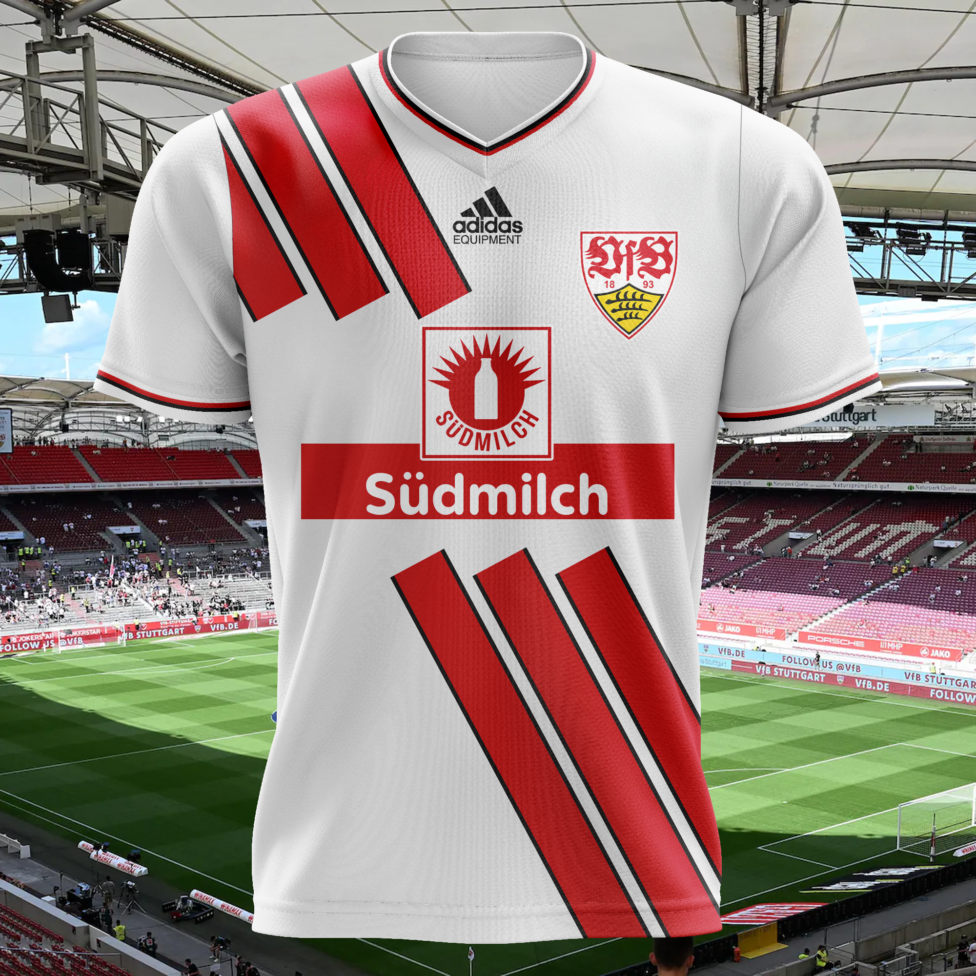 VfB Stuttgart 1994-95 Home Kit Retro Shirt PT68568
