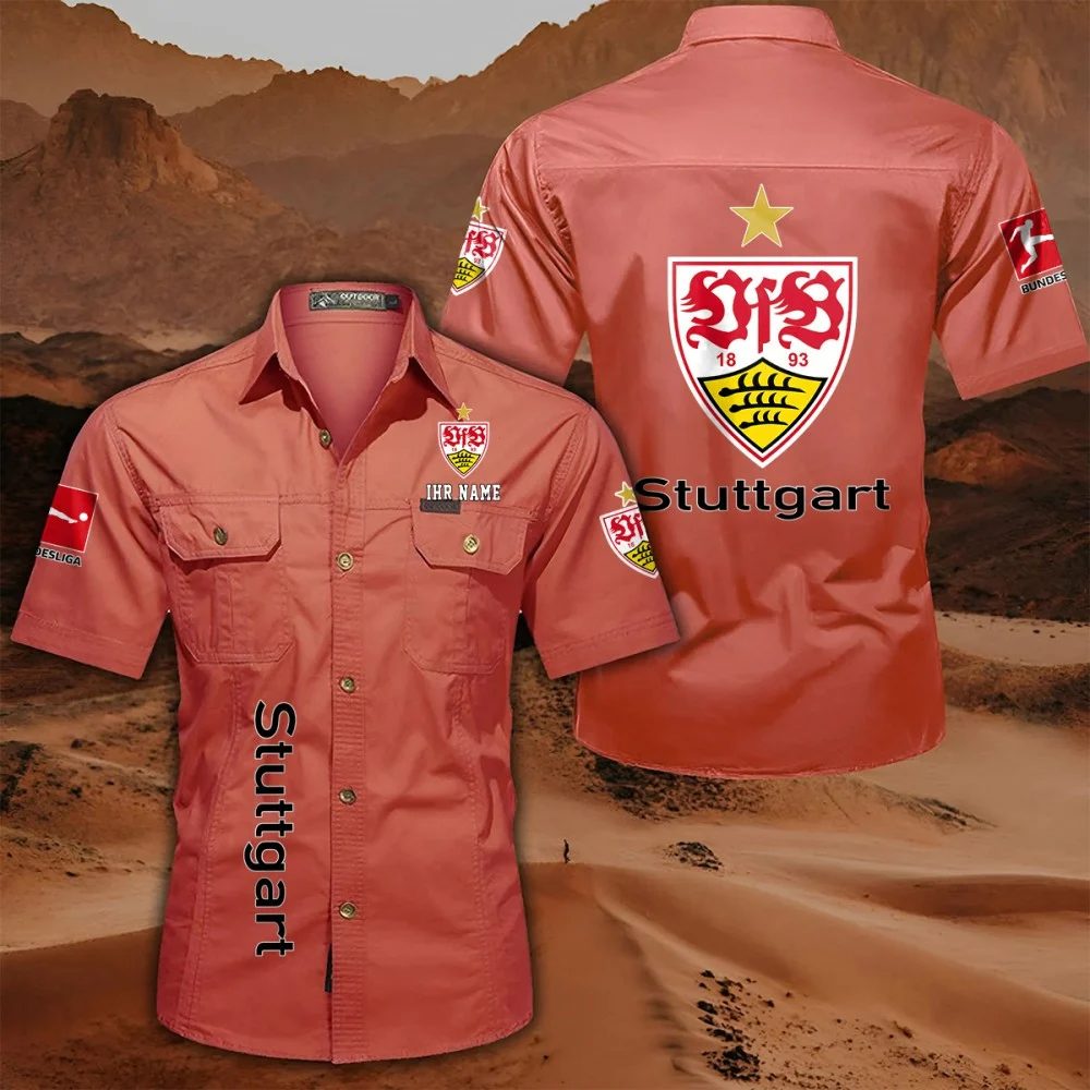 Vfb Stuttgart Pocket Short Sleeve Shirt PT71423