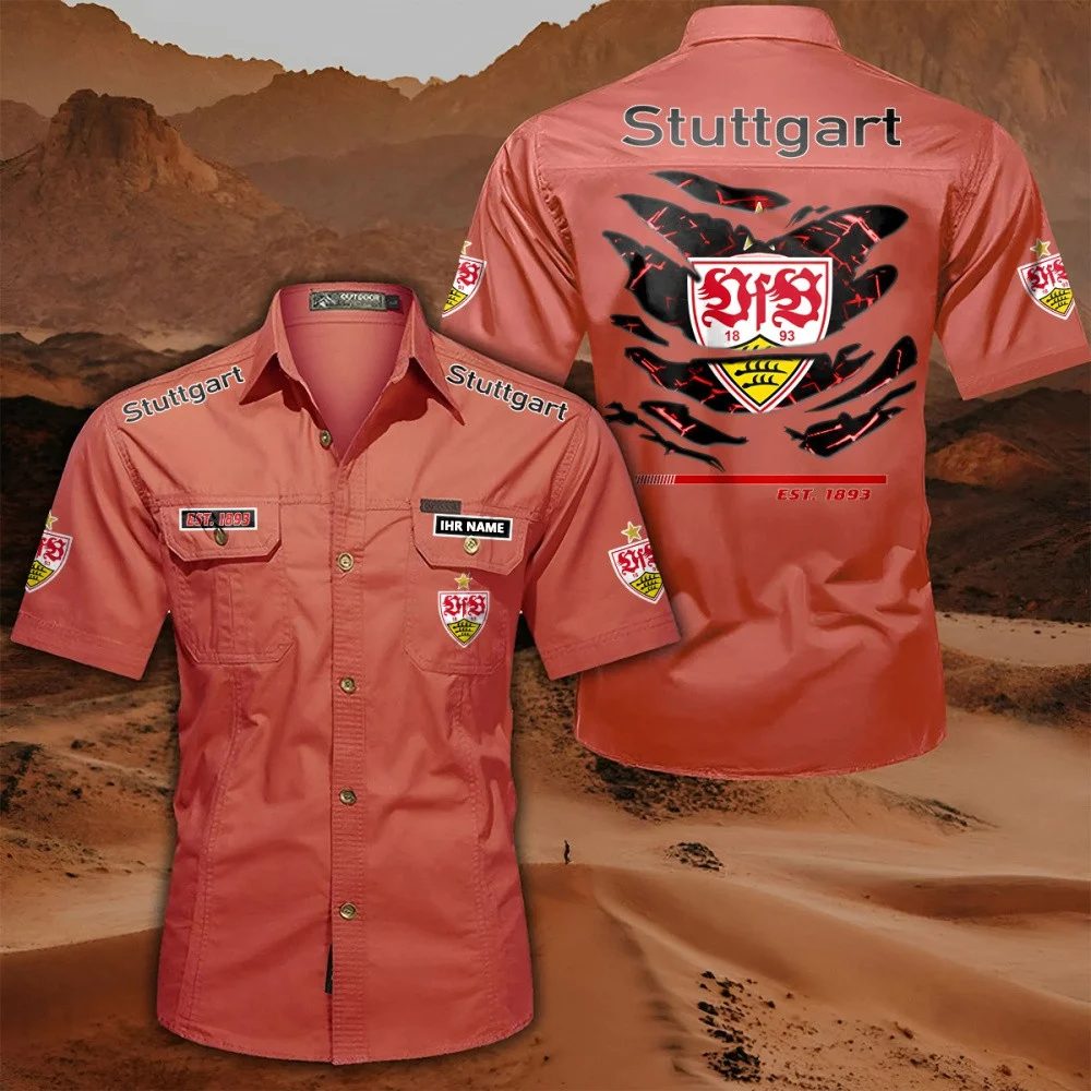 Vfb Stuttgart Pocket Short Sleeve Shirt PT71424