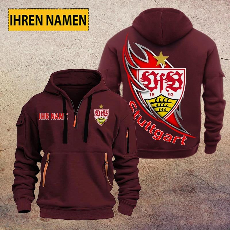 Vfb Stuttgart Quarter Zip Hoodie PT70894