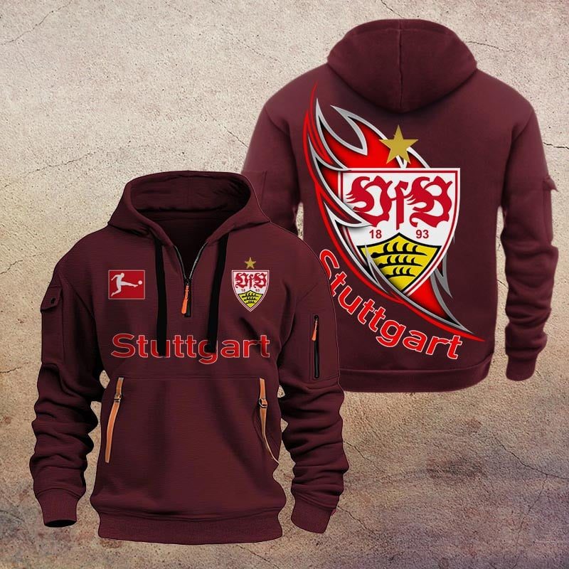 Vfb Stuttgart Quarter Zip Hoodie PT70897