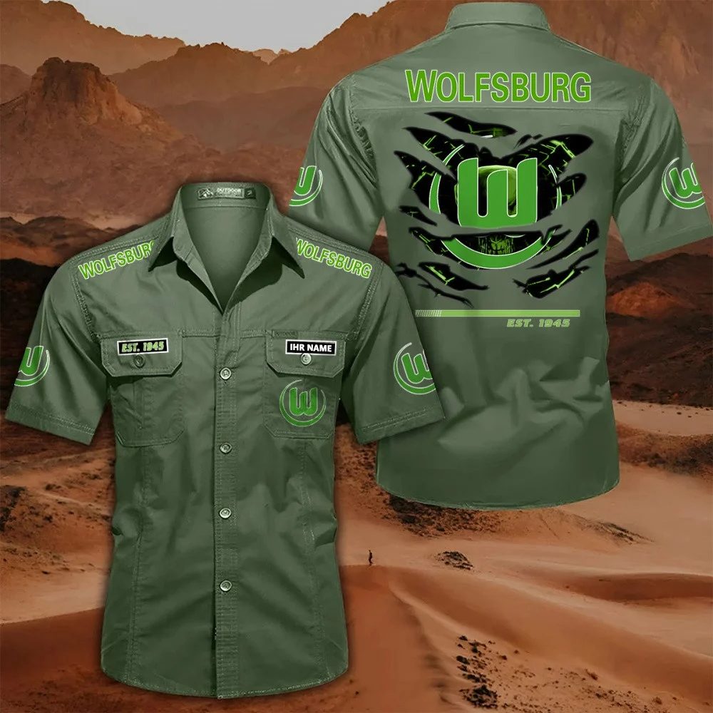 Vfl Wolfsburg Pocket Short Sleeve Shirt PT71432