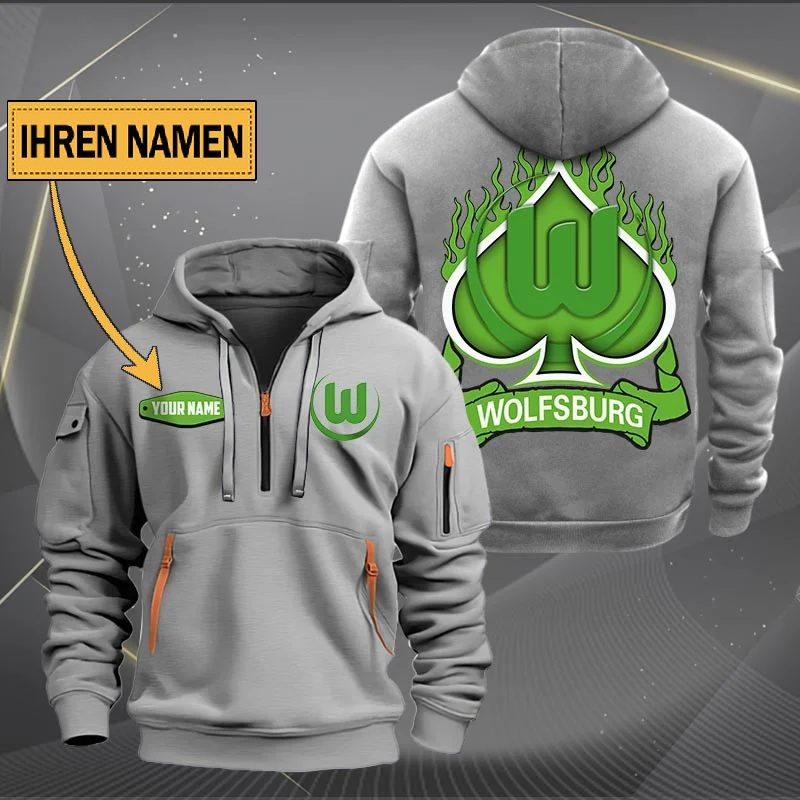 Vfl Wolfsburg Quarter Zip Hoodie PT70909