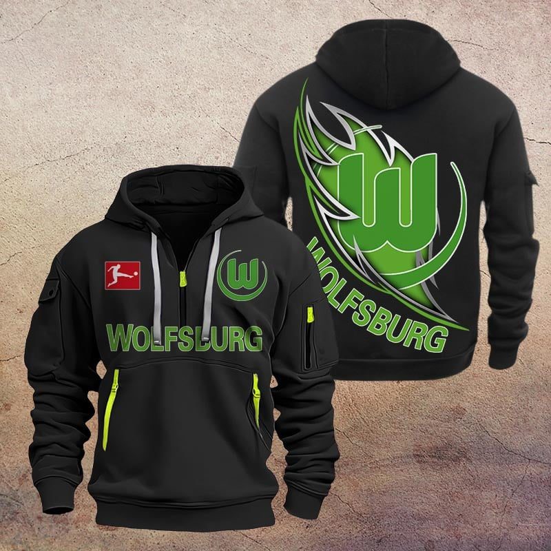 Vfl Wolfsburg Quarter Zip Hoodie PT70911
