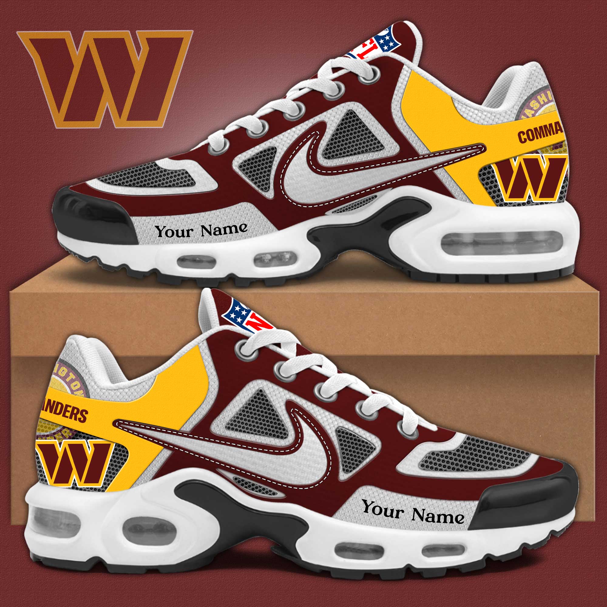 Washington Commanders Sport Shoes Editions Limited PT72324