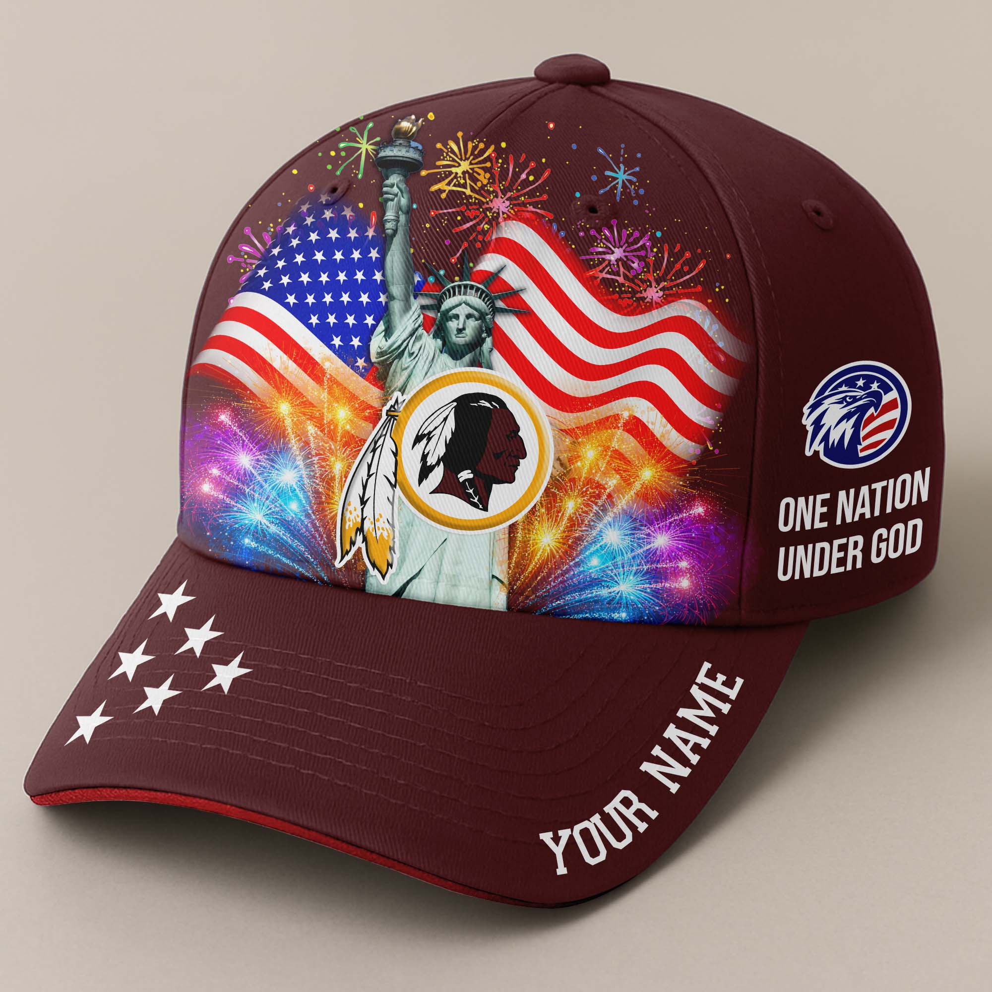 Washington Redskins Independence Day Cap PT68534