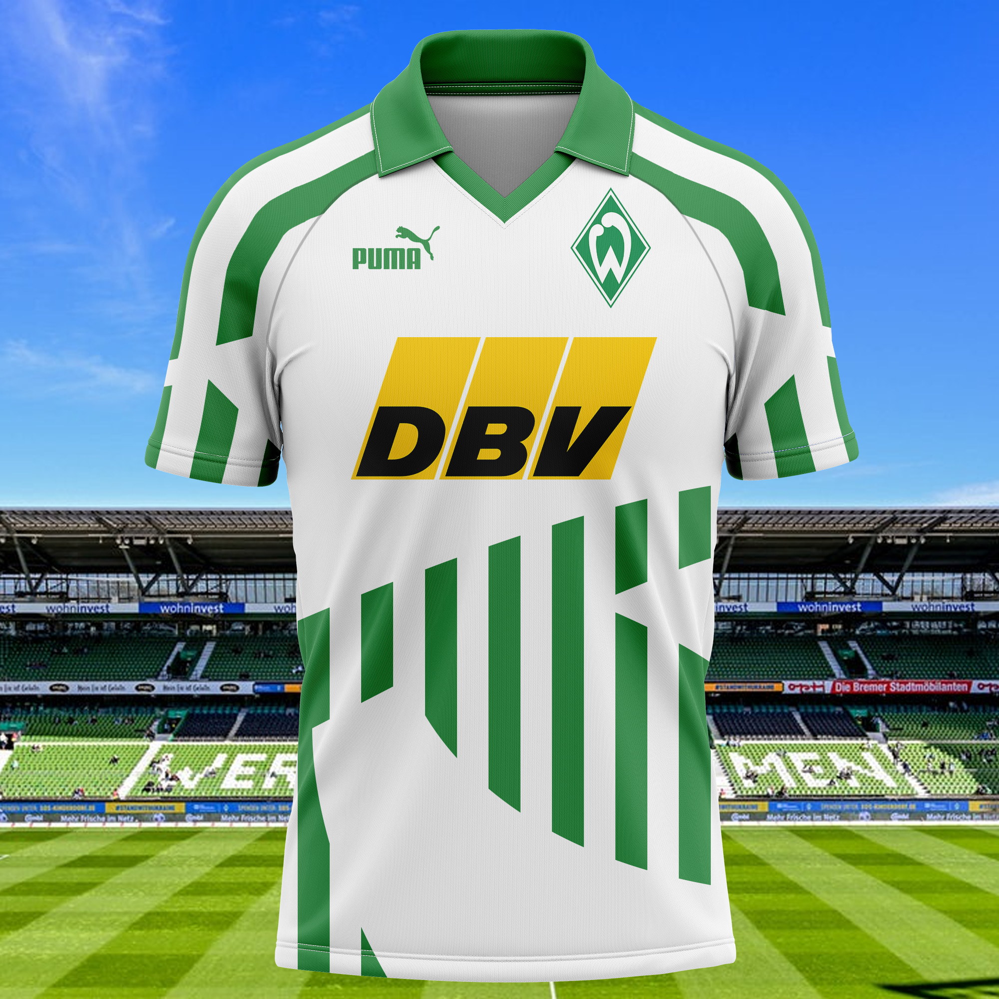 Werder Bremen 1994-95 Home Kit Retro Shirt PT68570