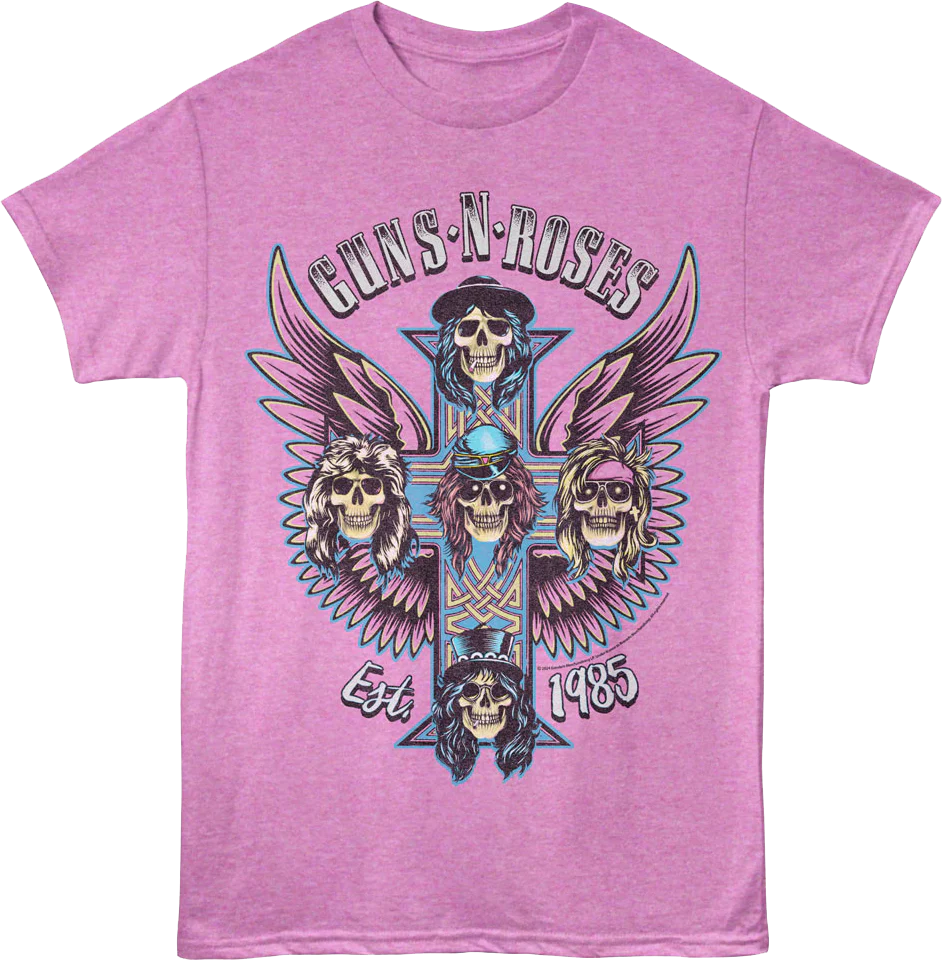 Winged Cross Guns N Roses T-Shirt MS02608